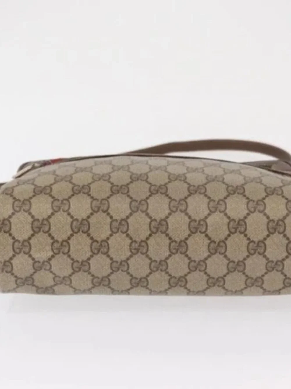 GUCCI GG Supreme Web Sherry Line Bag PVC Beige Gold 56 02 088 Auth ep12756 - Picture 5 of 16